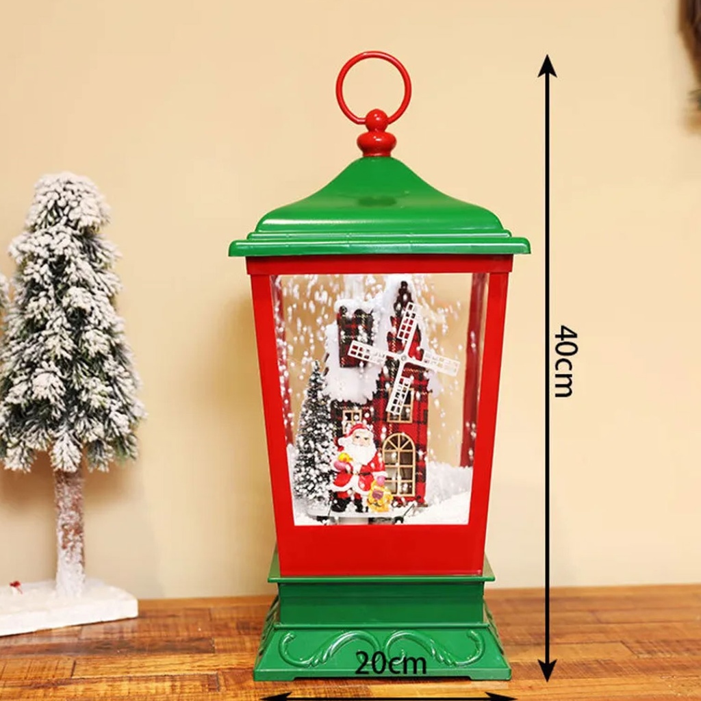 360 HOME LANTERN CHRISTMAS 20*20*40CM 