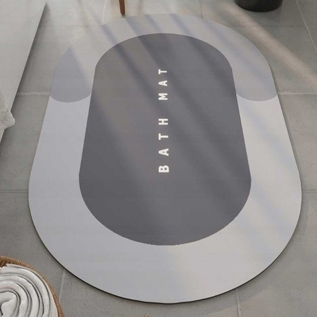 360 HOME DOORMAT PRINTED 48*78CM DIATOM MUD POLYESTER FIBER+RUBBER BACKING