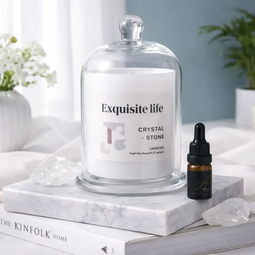 360 HOME DIFFUSER STONE WHITE CRYSTAL ROUND NO STICKS TRESOR IN LOVE