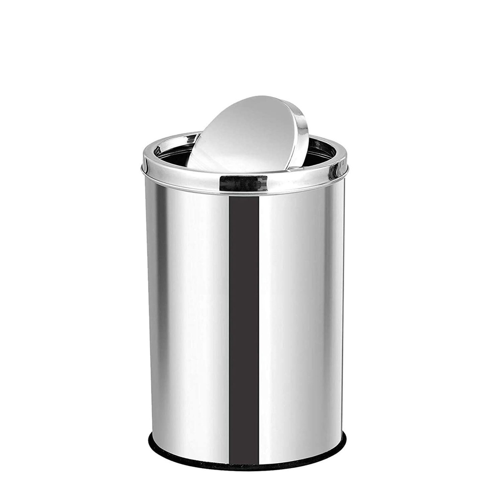 360 HOME TRASH CAN FLIP 23*40CM/16L STAINLESS STEEL