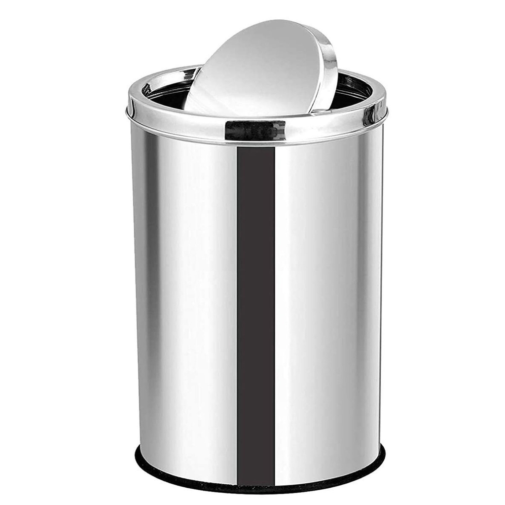 360 HOME TRASH CAN FLIP 23*60CM/24L STAINLESS STEEL
