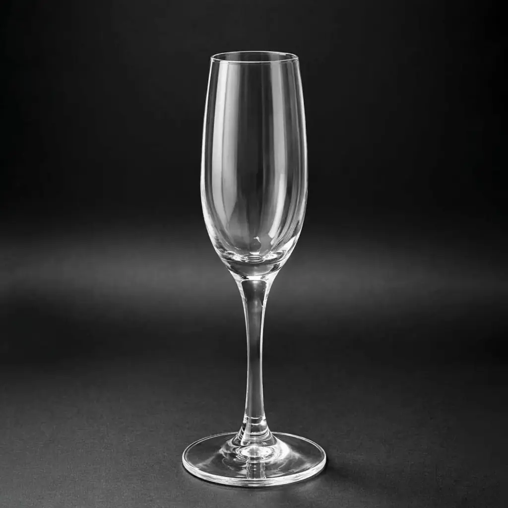 360 HOME LONG-STEMMED CHAMPAGNE FLUTE TOP : 49MM BOT : 66MM H : 225MM 185ML