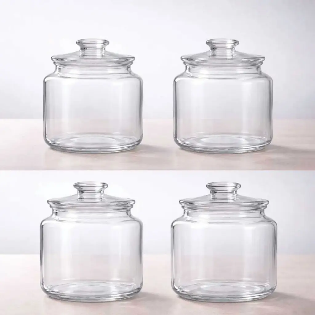 360 HOME GLASS STORAGE JARS