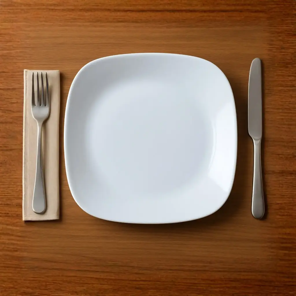 360 HOME PLATE FOR DESSERT 8.5" OPAL GLASS WHITE PLAIN