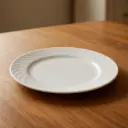 360 HOME PLATE FLAT 10" OPAL GLASS WHITE PLAIN