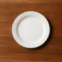 360 HOME PLATE DESSERT 7.5" OPAL GLASS WHITE PLAIN