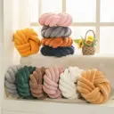 360 HOME CUSHION KNOT SHAPED 35*35*12 PINK, WHITE KNOTS