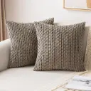 360 HOME CUSHION 45*45cm GREY WOVEN PATTERN