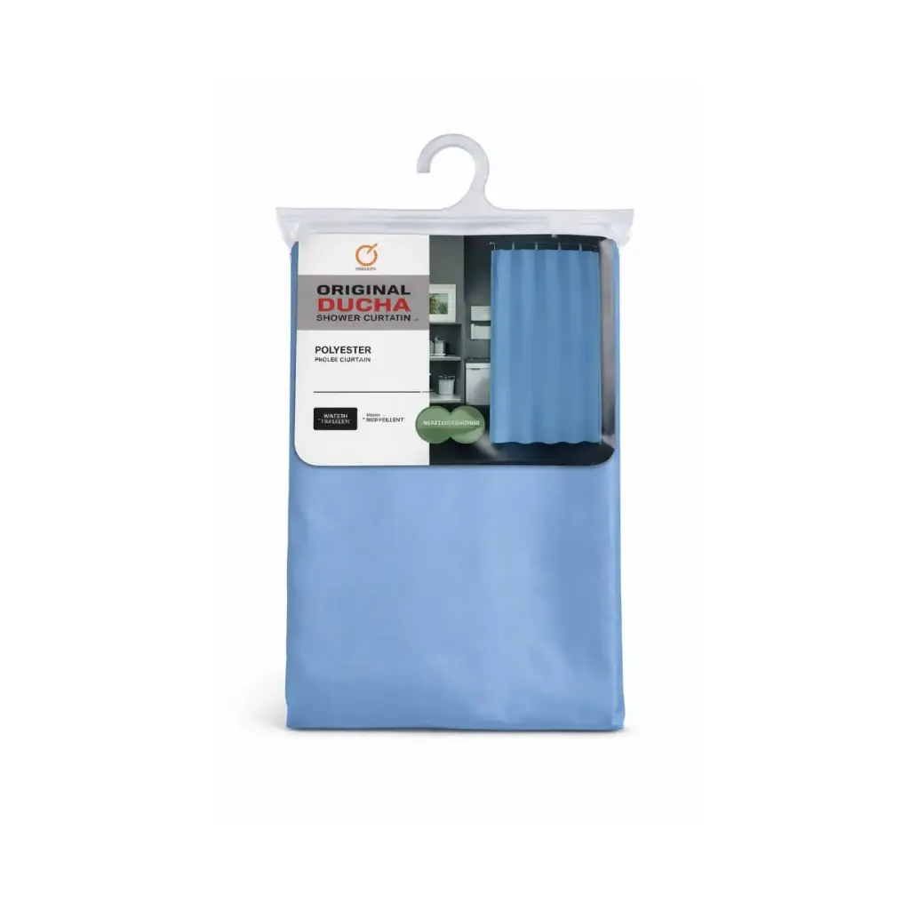 360 HOME BATHROOM MAT FISH-SHAPED 180X180CM BLUE PLAIN