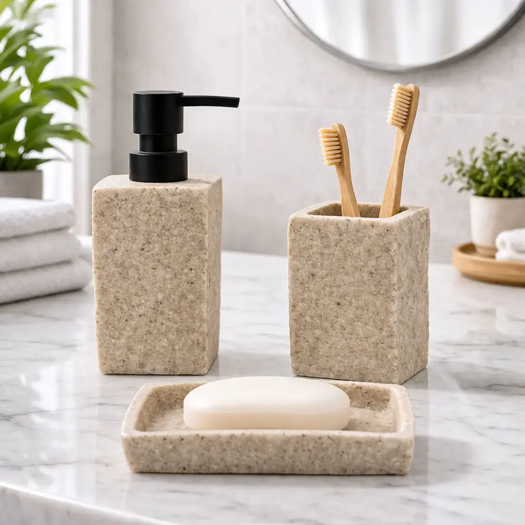 360 HOME RESINE LOTION BOTTLE MOUTH CUP SOAP PLATE