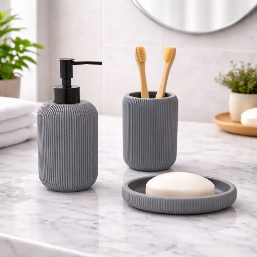 360 HOME RESINE LOTION BOTTLE MOUTH CUP SOAP PLATE