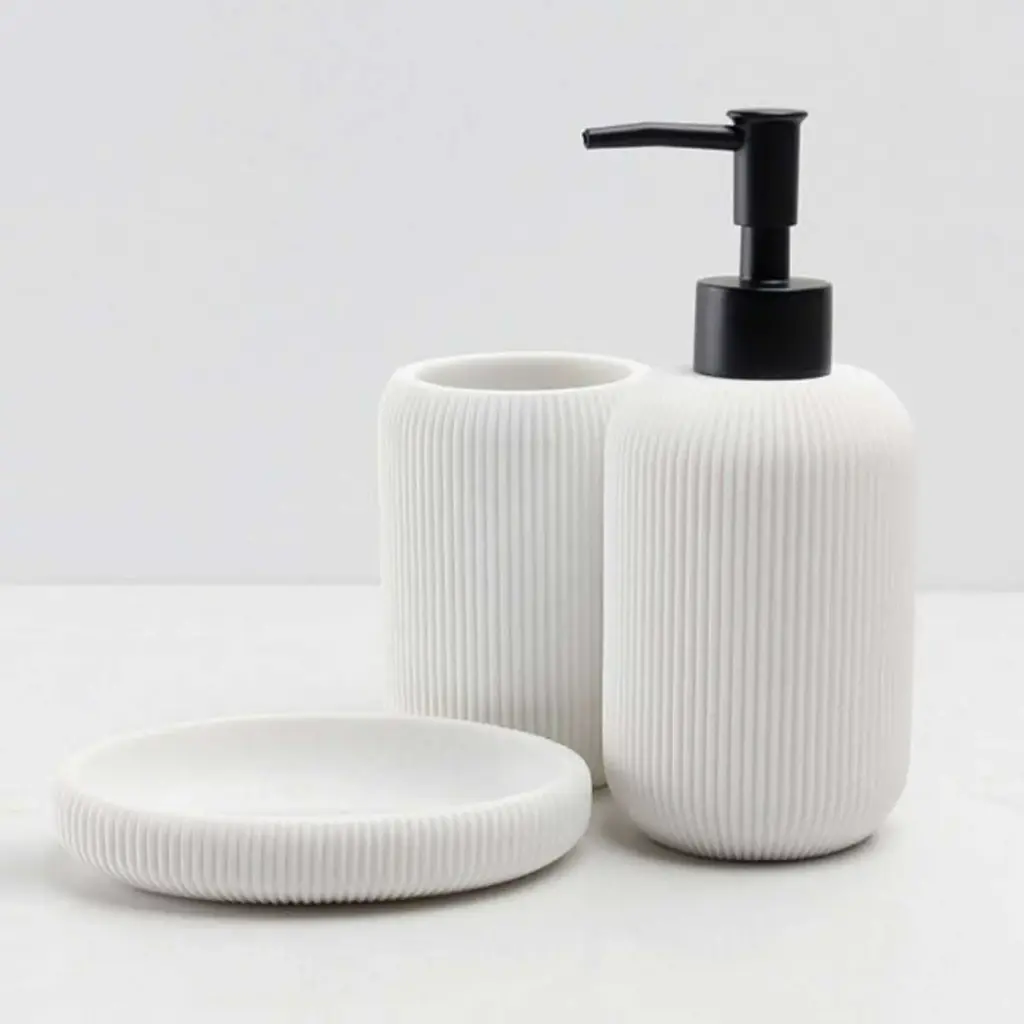 360 HOME RESINE LOTION BOTTLE MOUTH CUP SOAP PLATE
