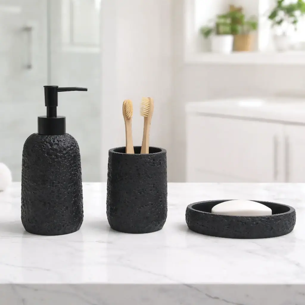 360 HOME RESINE LOTION BOTTLE MOUTH CUP SOAP PLATE