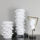 360 HOME DECORATIVE VASES 19*19*46CM BLACK & WHITE