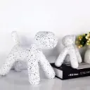 360 HOME BALLOON DOG FIGURES 29.5*17*24 BLACK & WHITE