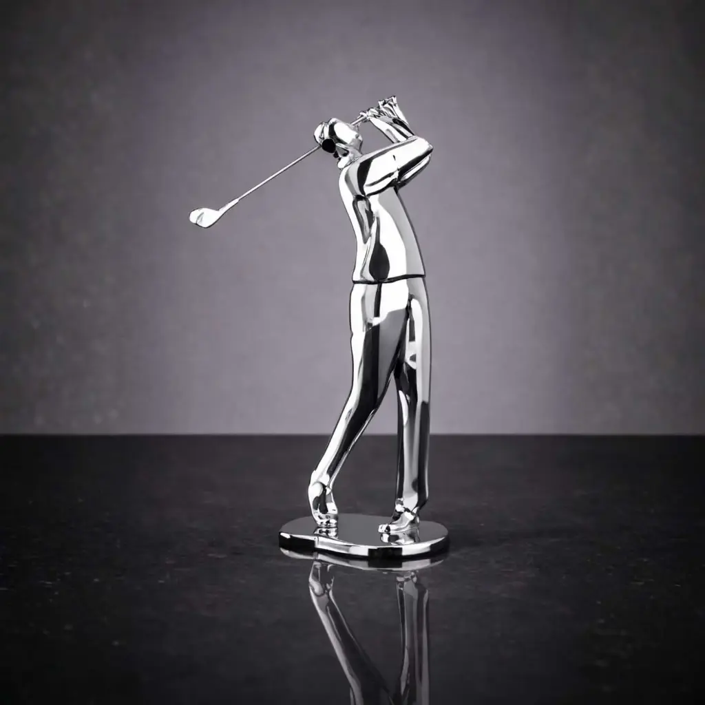 364 HOME ATHLETIC FIGURES SCUPLTURES 9.5*8*27.5cm SILVER