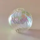 360 HOME VASE GLASS 10.5*10CM CLEAR SPHERE LARGE