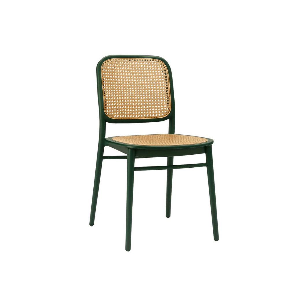 360 HOME CHAIR POLYPROPILENE CANE-STYLE WEAVING PATTERNS GREEN