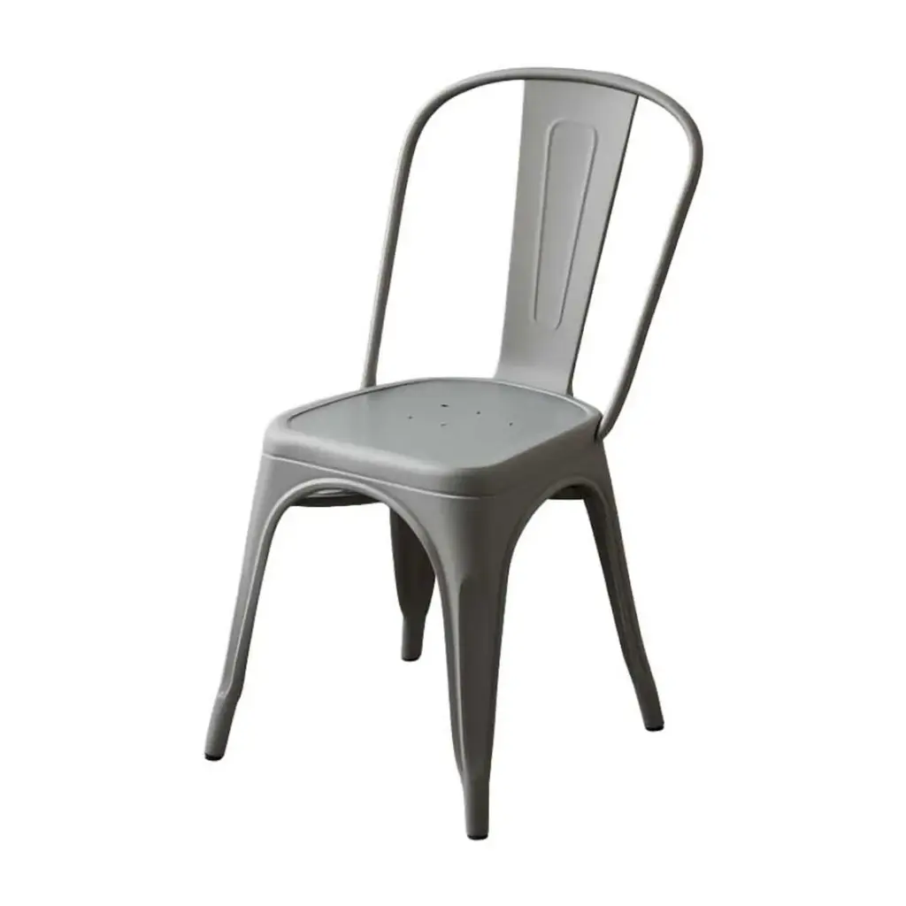 360 HOME CHAIR TOLIX HIGH CURVED BACK MODEL A GREY