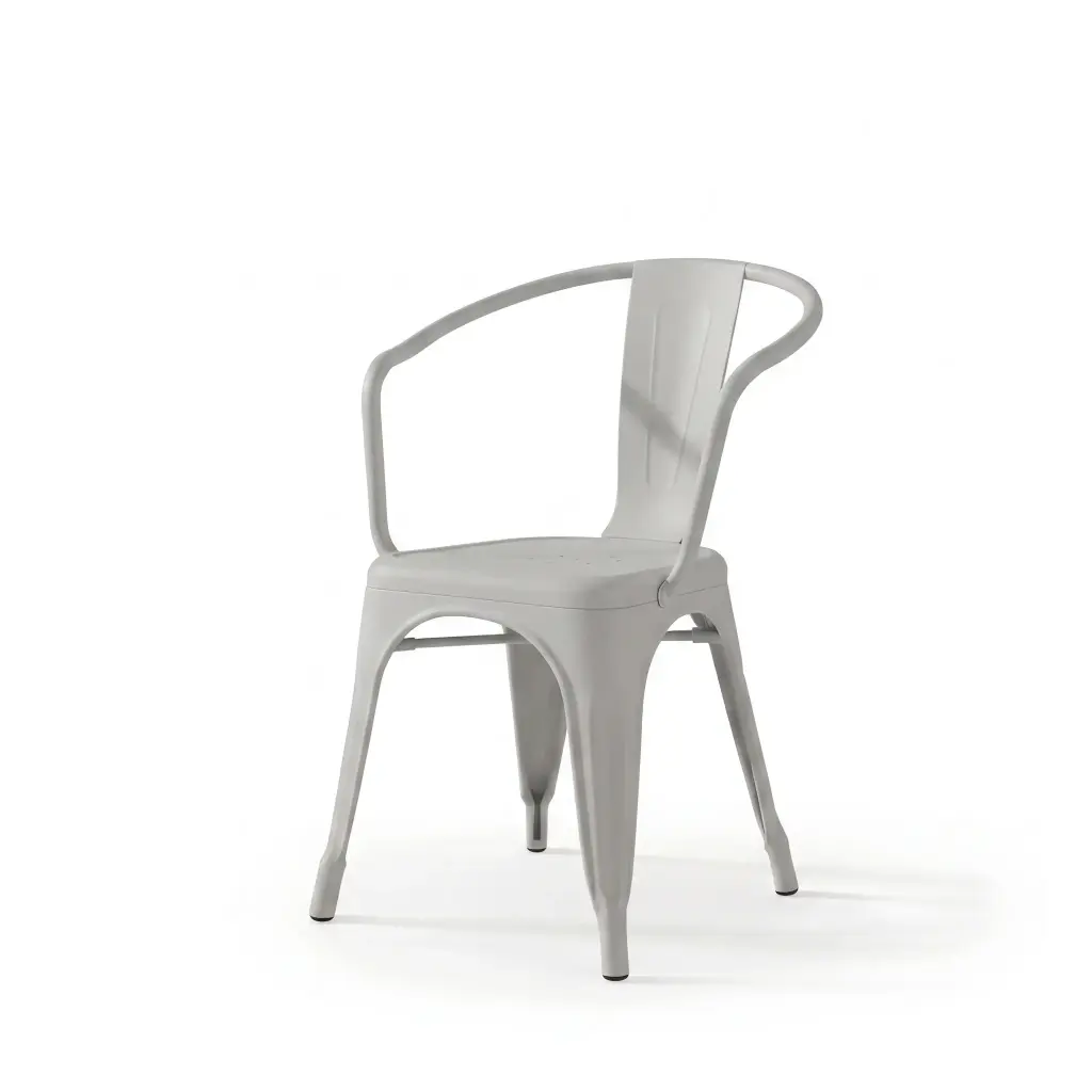 360 HOME CHAIR TOLIX HIGH CURVED BACK MODEL A GREY