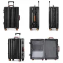 360 HOME TROLLEY BAG 20'' ABS+POLYCARBONATE ALUMINIUM FRAMEBLACK