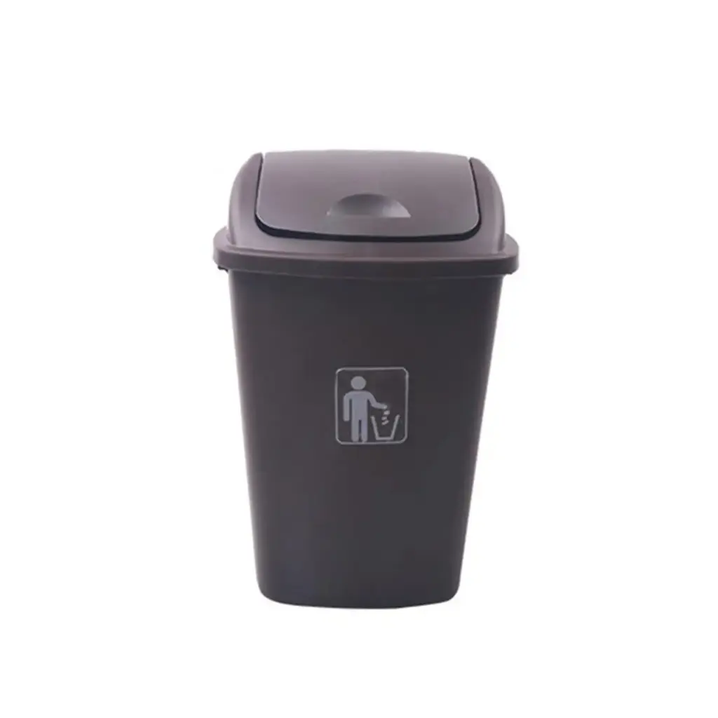 360 HOME PLASTIC BIN 42.5*32.5*65 50L SWING LID RECTANGULAR INDOOR-OUTDOOR