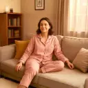 360 COTTON, LADIES PYJAMA, 100% EGYPTIAN COTTON WOMEN SET PANT+JACKET PINK