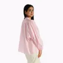 360 COTTON SHIRT LONG SLEEVE SILK BABY PINK 