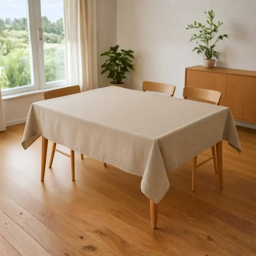 360 HOME, TABEL COVER, 100% COTTON 140X220CM INDIAN