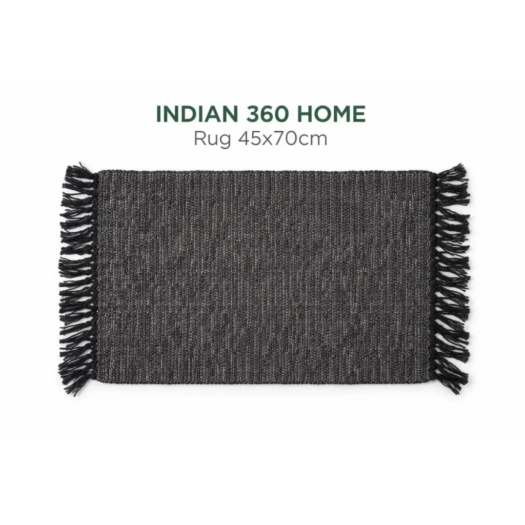 360 HOME, RUG DESIGNED 45X70CM INDIAN