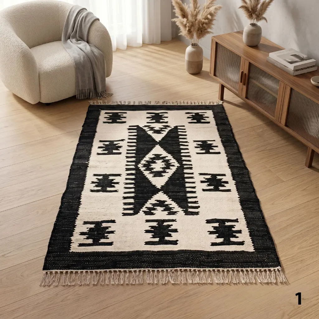 360 HOME, RUG DESIGNED 90X140CM INDIAN 