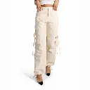 360 COTTON ILITARY PANT STRAIGHT CUT BEIGE S