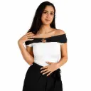360 COTTON BODY SHOLDER SLEEVE BLACK/WHITE 