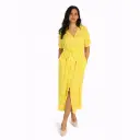  360 COTTON LONG DRESS WITH BELT MIX COLOR 