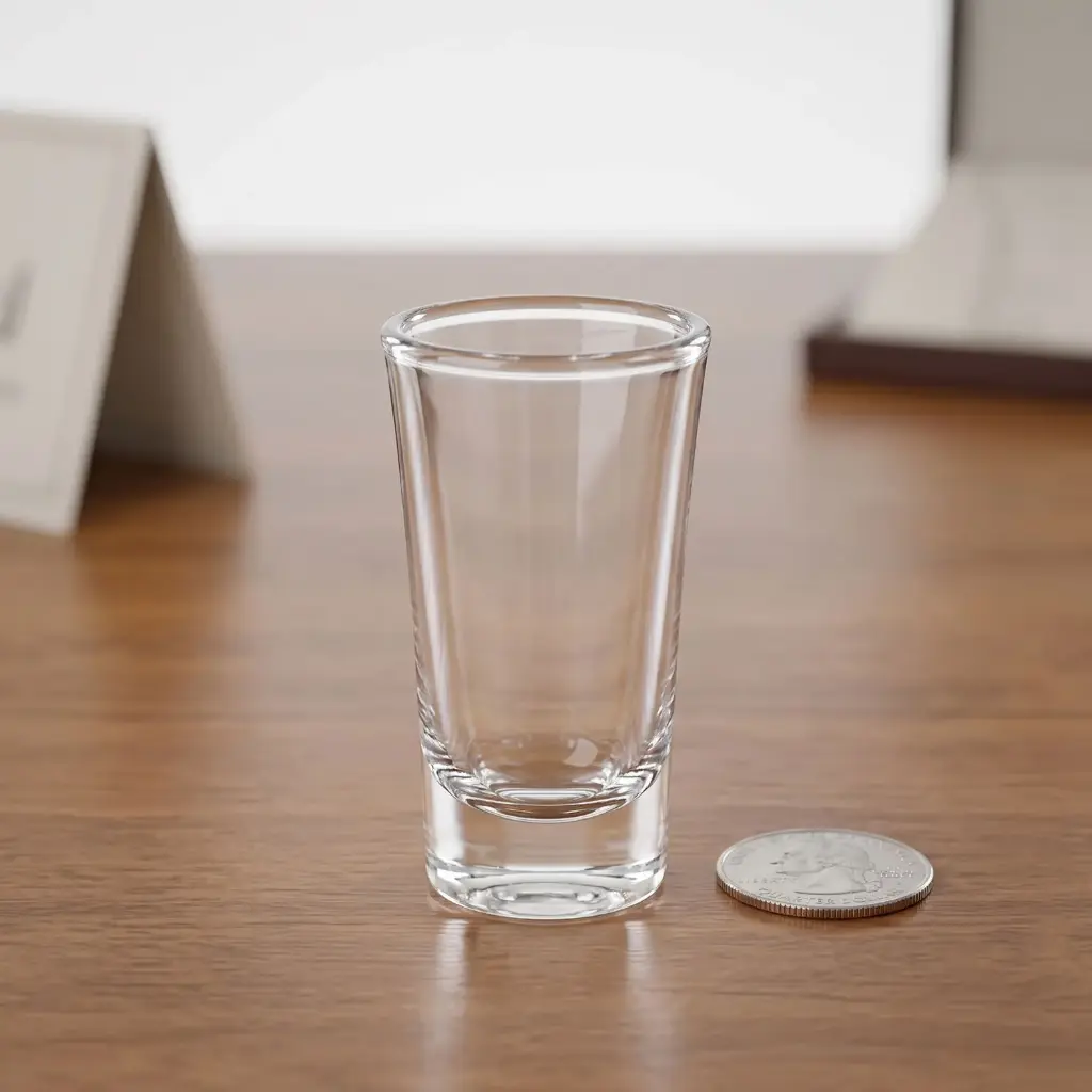 360 HOME POLYCARBONATE LIQUEURS GLASS THICK BASE 4.5*7CM(25ML)