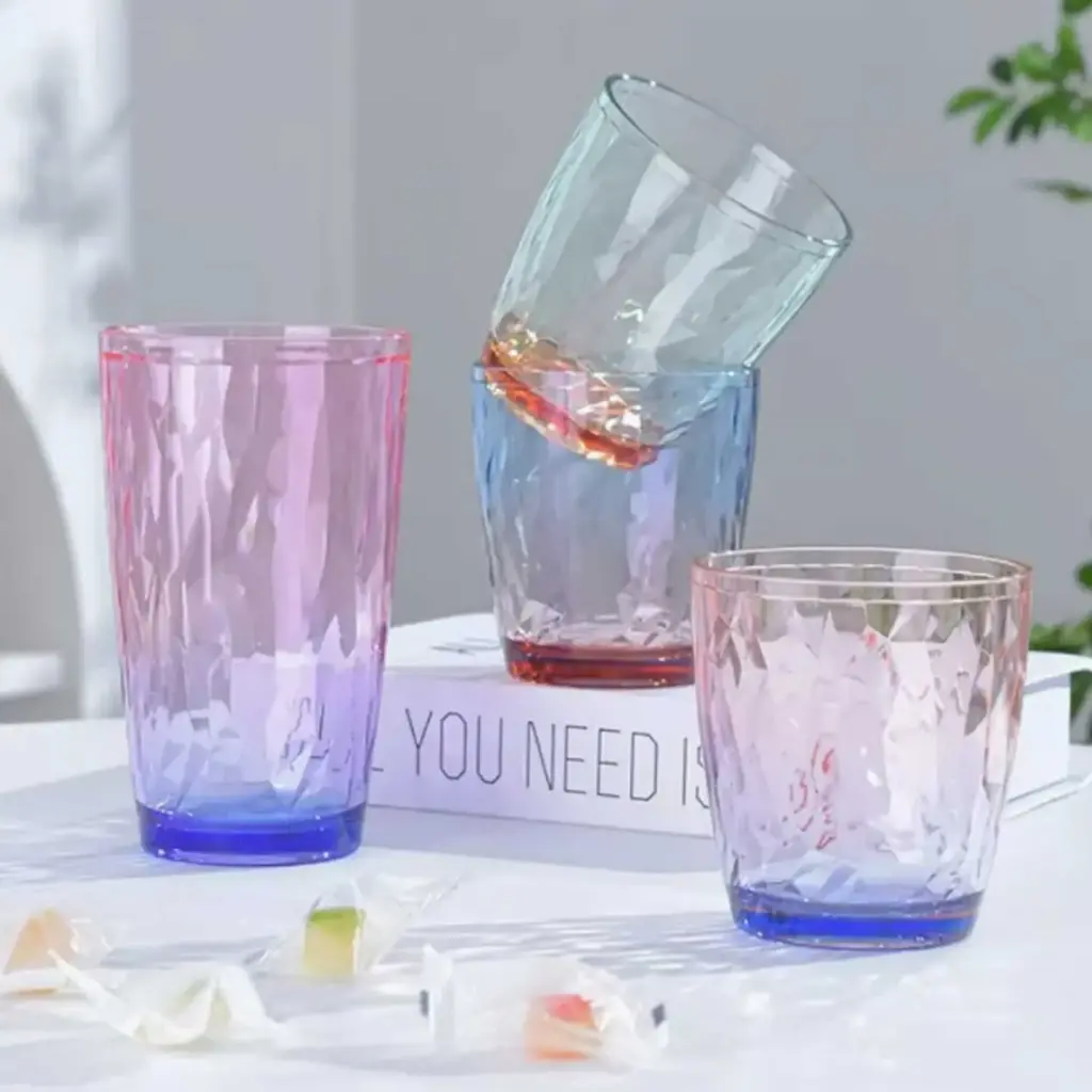 360 HOME POLYCARBONATE WATER TUMBLER GLASS 510ML