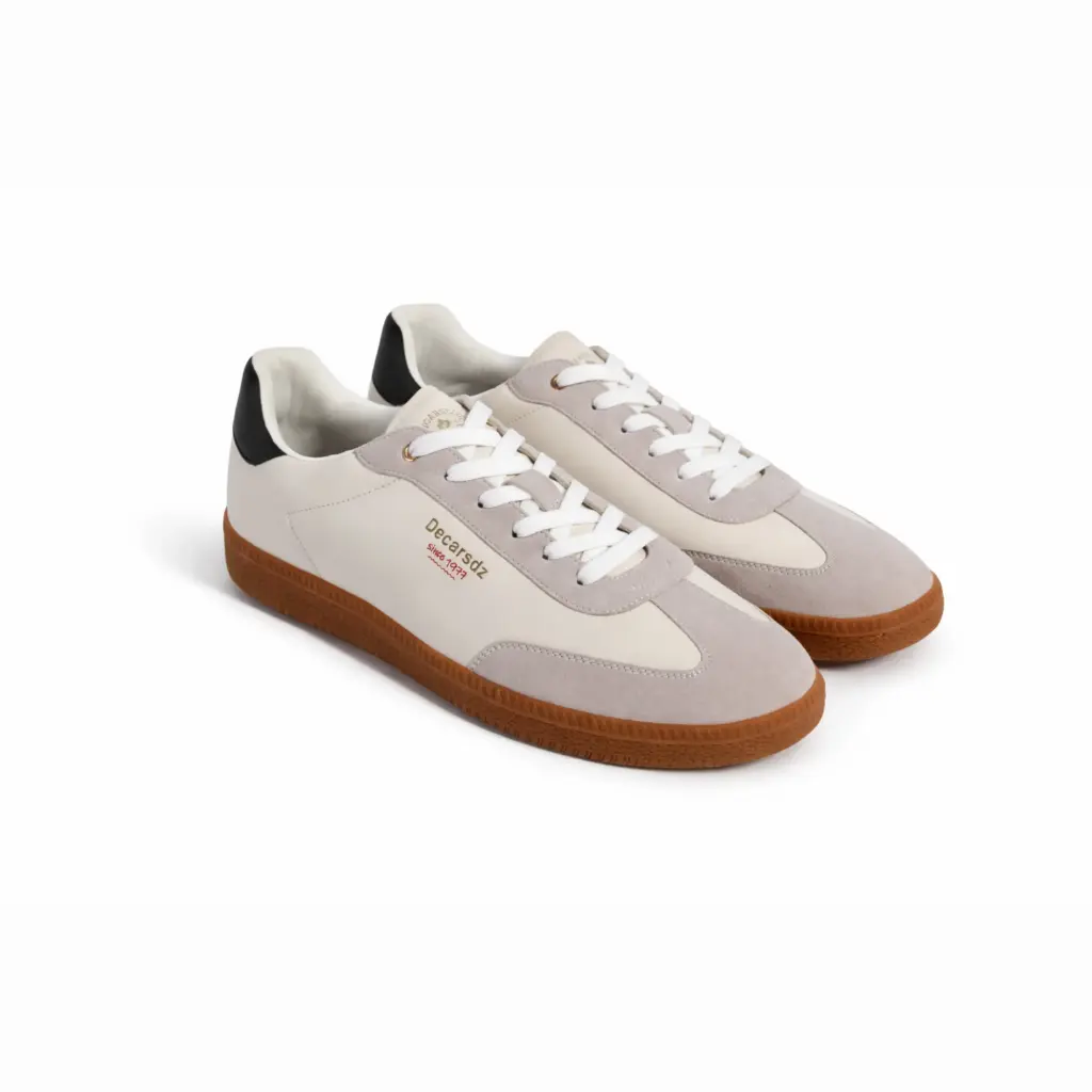  360 COTTON SNEAKERS LEATHER WHITE 43