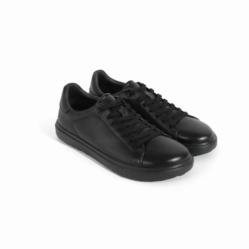  360 COTTON SNEAKER LEATHER BLACK 43