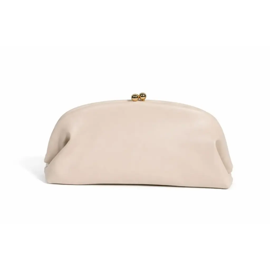 360 COTTON WOMEN CLUTCH SOFT METALLIC ITALY 