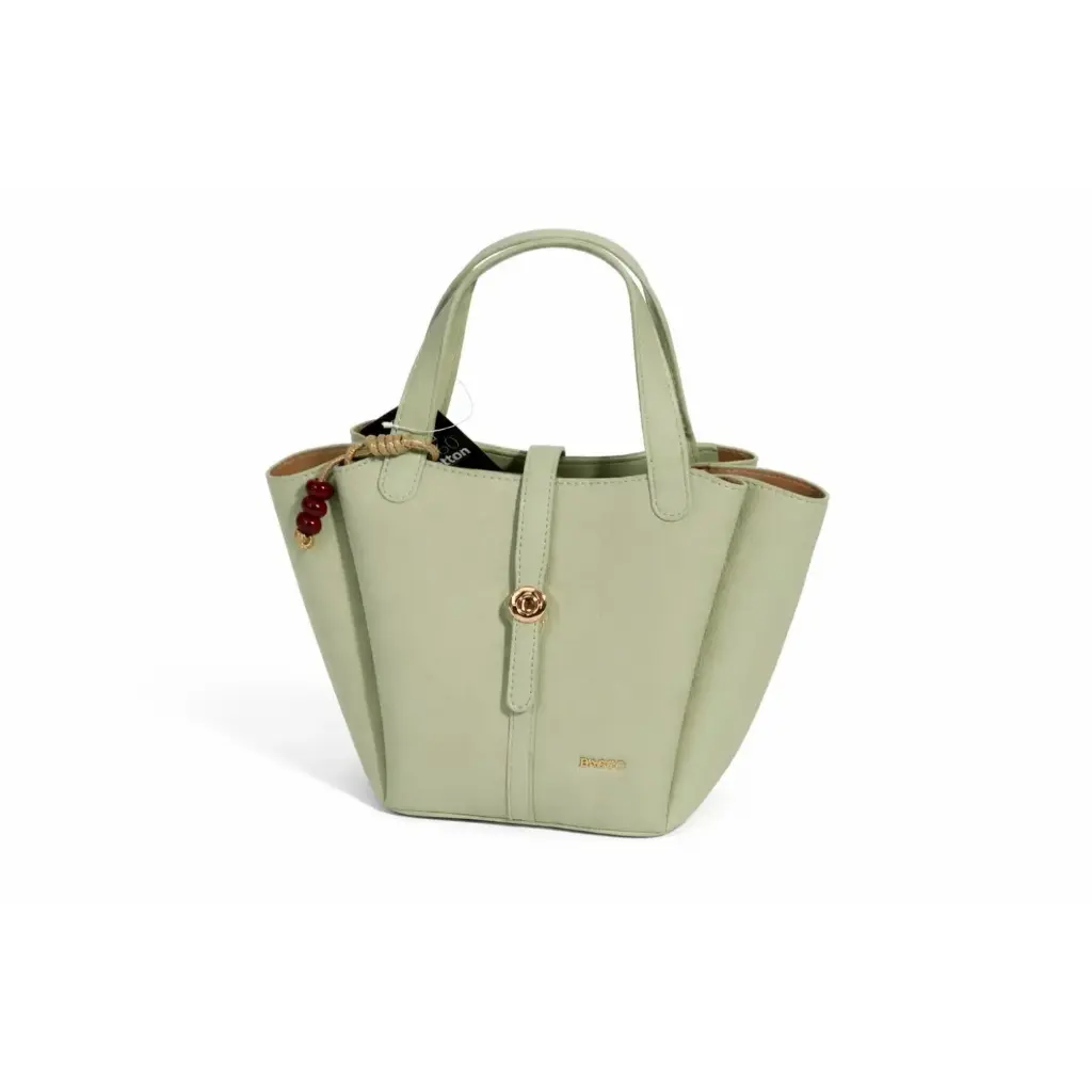 360 COTTON WOMEN TOTE BAG FAUX LEATHER DOUBLE HANDLES ITALY