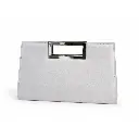360 COTTON WOMEN EVENING HANDBAG HIDDEN TOP CLOSURE ITALY