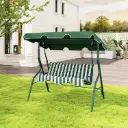 360 HOME OUTDOOR 3-SEAT SEILING ROCKING SWING CHAIR L170xW110xH153CM BEIGE