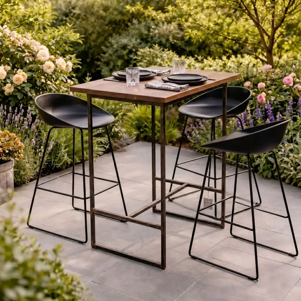 360 HOME CHAIR BUCKET STYLE METAL BASE&FOOTREST ACRYLIC SEAT 43*43*73 BLACK