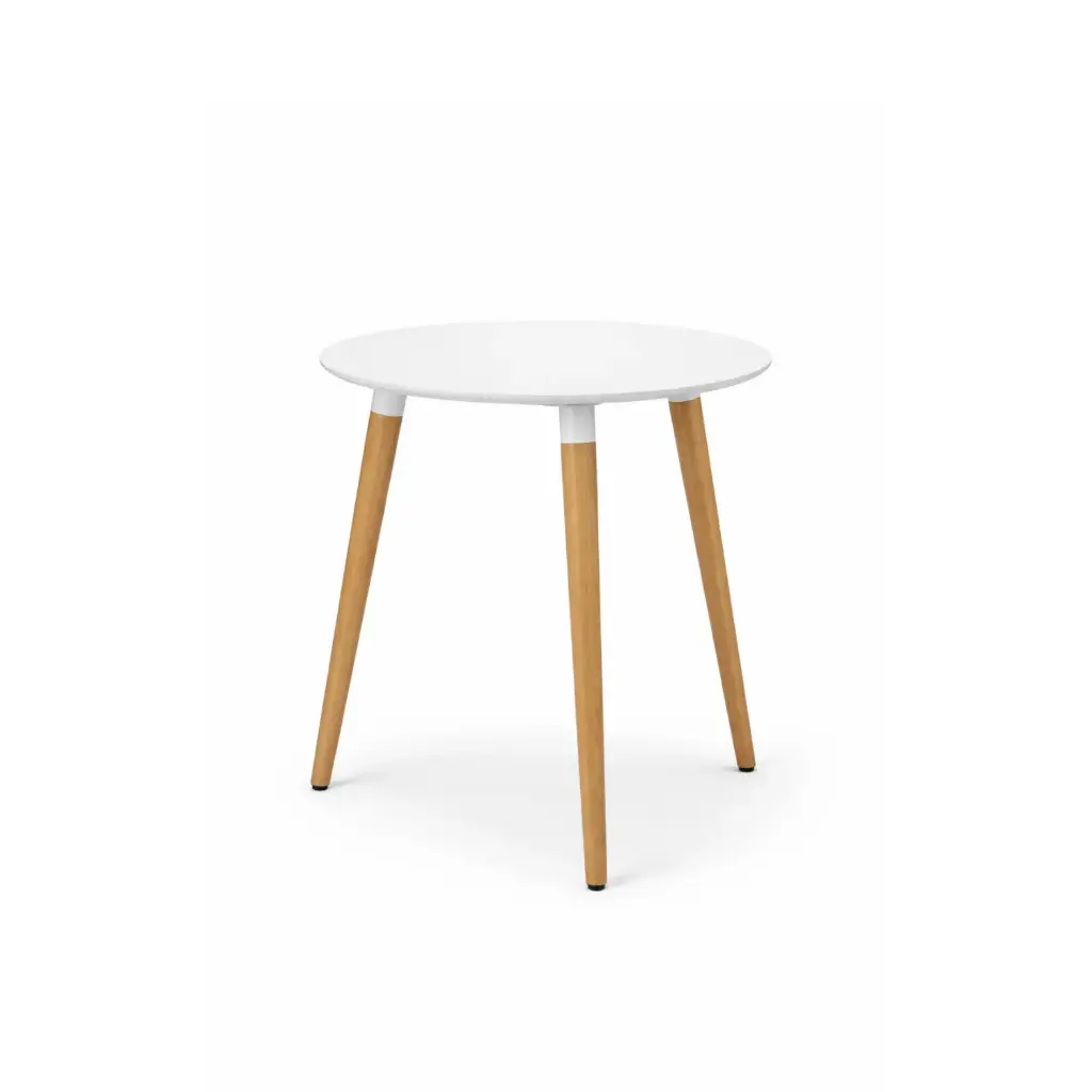 360 HOME SCANDINAVIAN-STYLE ROUND TABLE MDF Φ60*H68.5 WHITE