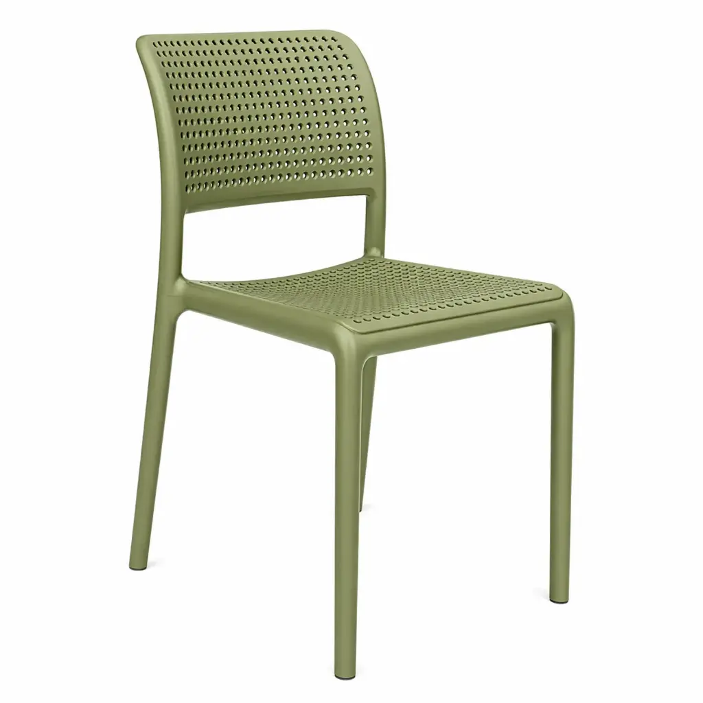 360 HOME STACKABLE DINING CHAIR POLYPROPILENE GREEN ARMLESS