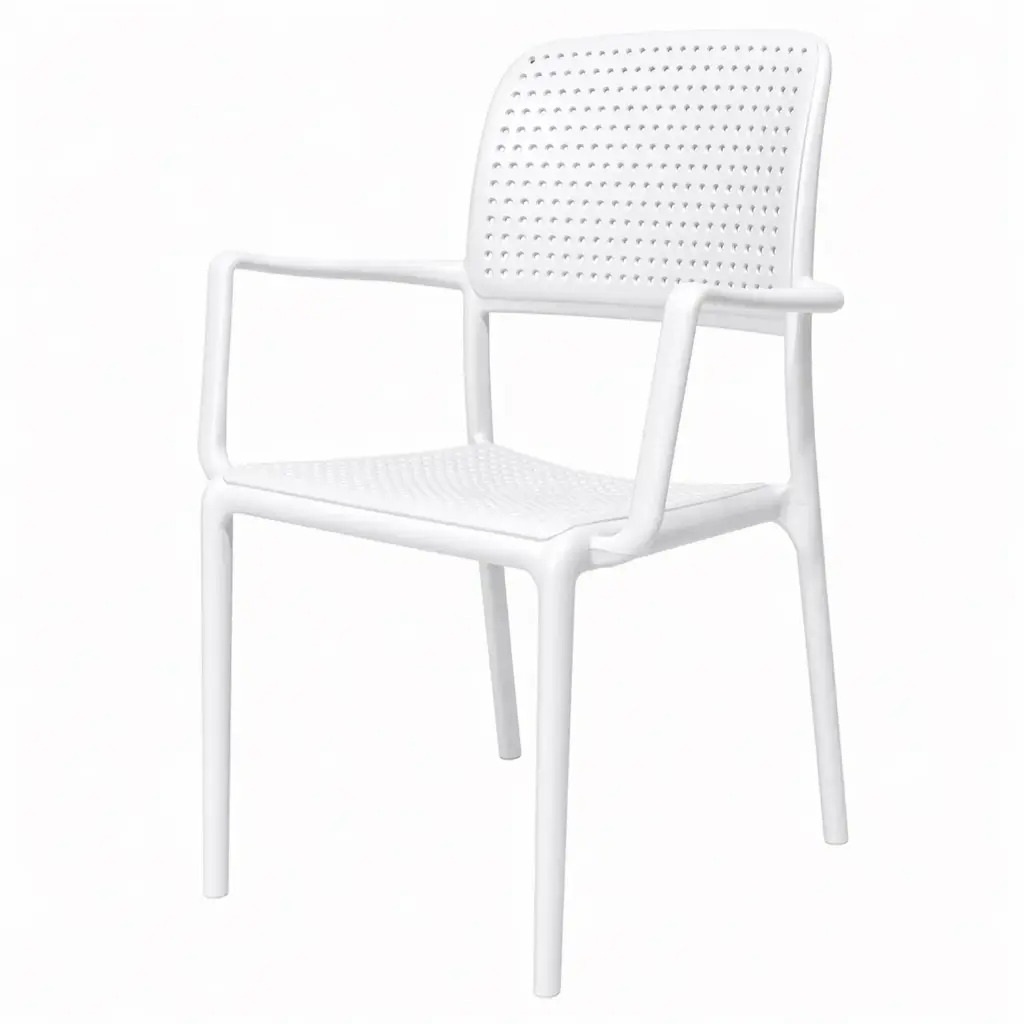 360 HOME NARDI RIVA ARM CHAIR POLYPROPILENE WHITE