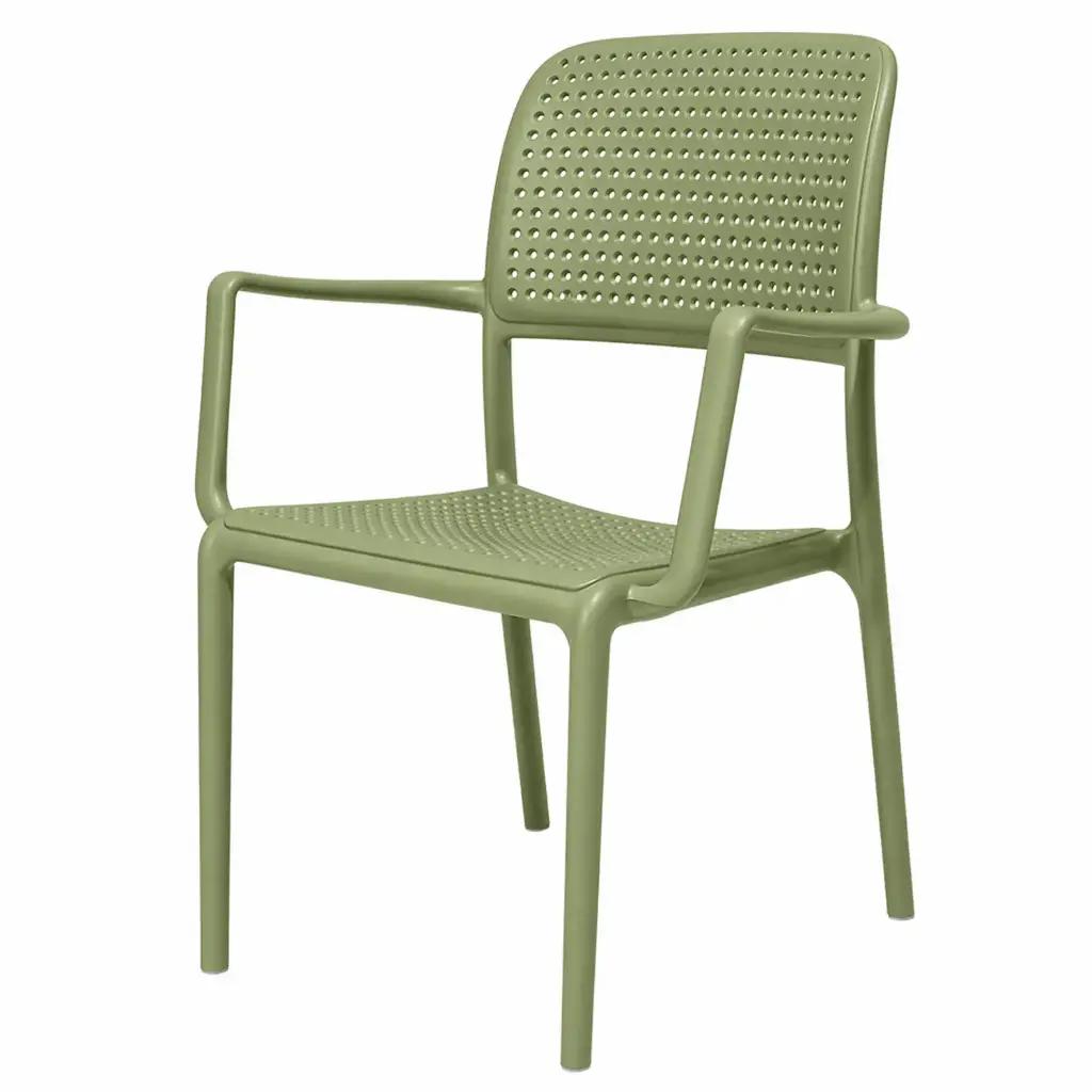 360 HOME NARDI RIVA ARM CHAIR POLYPROPILENE GREEN