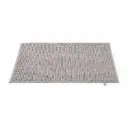 360 HOME SOFT FLUFFY BATHROOM MAT 45X70cm 850GSM（250g/roll) LIGHT GREY CHENILLE WASHABLE