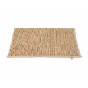 360 HOME SOFT FLUFFY BATHROOM MAT 45X70cm 850GSM（250g/roll) BEIGE CHENILLE WASHABLE