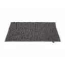 360 HOME SOFT FLUFFY BATHROOM MAT 45X70cm 850GSM（250g/roll) GREY CHENILLE WASHABLE